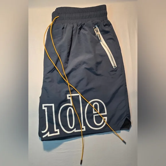 Rhude Green Athletic Men's Shorts